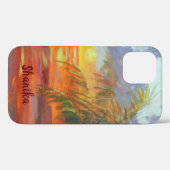 Tropisch zonsonderstel Case-Mate iPhone case (Achterkant (horizontaal))