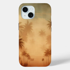 Tropisch zonsonderstel iPhone 15 case