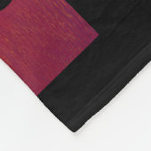 Tropisch zonsonderstel fleece deken (Hoek)