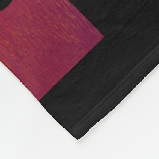 Tropisch zonsonderstel fleece deken (Hoek)