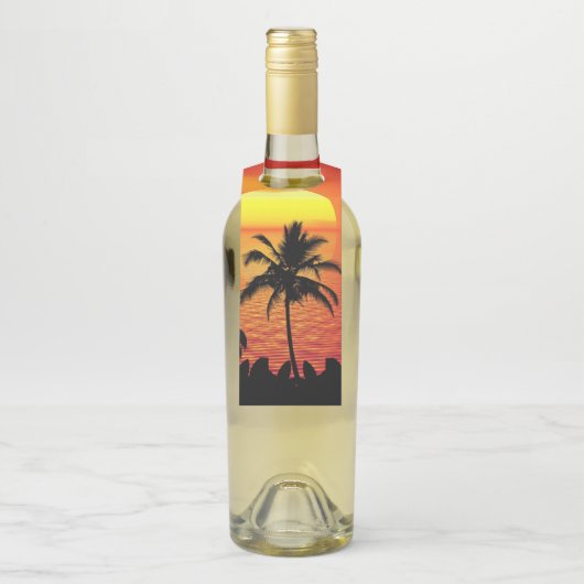 Tropisch zonsonderstel flessenhanger (Op fles)