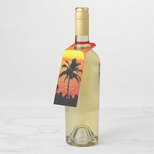 Tropisch zonsonderstel flessenhanger (Schuin)