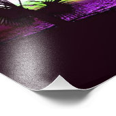 Tropisch zonsonderstel foto afdruk (Hoek)