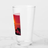 Tropisch zonsonderstel glas (Links)