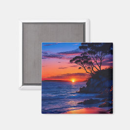Tropisch zonsonderstel magneet
