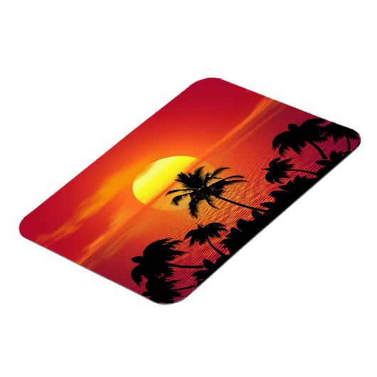 Tropisch zonsonderstel magneet (Linkerzijde)