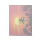 Tropisch zonsonderstel notitieblok (Linkerzijde)