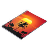 Tropisch zonsonderstel notitieboek (Linkerzijde)