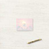 Tropisch zonsonderstel post-it® notes (Op bureau)