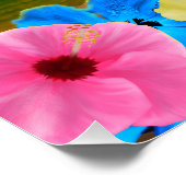 Tropisch zonsonderstel poster (Hoek)