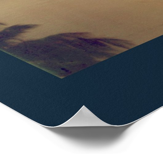 Tropisch zonsonderstel poster (Hoek)