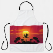 Tropisch zonsonderstel schort (Voorkant)