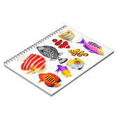 Tropisch zoutwaterrief — Visnotebook Notitieboek (Linkerzijde)