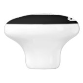 Tropisch zwart-wit Zee Keramische Knop (Zijkant)