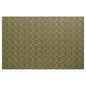 Tropisch zwarte bananenleder stof (Fat Quarter)