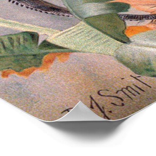 Tropisch zwarte Iguana,  wild reptieldier Poster (Hoek)