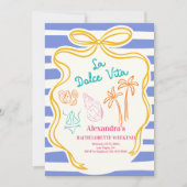 Tropisch zwembad Bachelorette weekend Kaart (Voorkant)