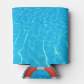 Tropisch zwembad Party | Zomer verjaardag Blikjeskoeler (Achterkant)