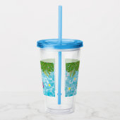 Tropisch Zwembad Party Zwembad Verjaardag Acryl Drinkbeker (Rechts)