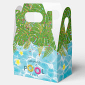 Tropisch Zwembad Party Zwembad Verjaardag Bedankdoosjes (Geopend)