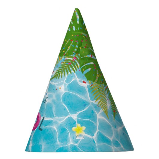 Tropisch Zwembad Party Zwembad Verjaardag Feesthoedjes (Rechts)