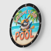 Tropisch zwembad Shark spelen gitaar vakantie vibe Grote Klok (Hoek)