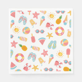 Tropisch Zwembadfeest Servet