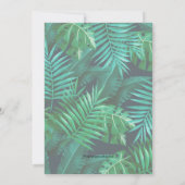 Tropische 50e verjaardag kaart (Achterkant)