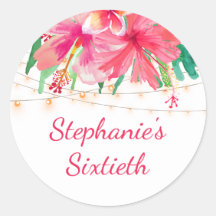 Tropische 60e verjaardag Hawaïaanse String Lights