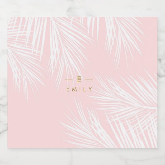 Tropische aangepaste etiketten (Enkel label)