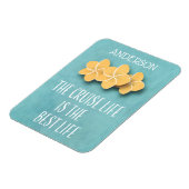 Tropische aanjager monogram handdop voor Cruisefas Magneet (Linkerzijde)