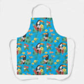 Tropische aanraak en bloemen schort (Voorkant)