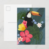 Tropische aanraking in de natuur briefkaart (Voorkant / Achterkant)