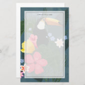 Tropische aanraking in de natuur briefpapier (Voorkant / Achterkant)