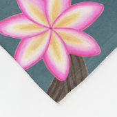 Tropische aanraking in de natuur fleece deken (Hoek)