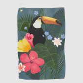 Tropische aanraking in de natuur golfhanddoek (Voorkant)