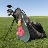 Tropische aanraking in de natuur golfhanddoek (Groen)