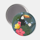 Tropische aanraking in de natuur magneet (Voorkant / Achterkant)