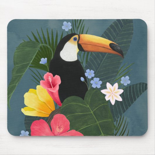 Tropische aanraking in de natuur muismat (Voorkant)