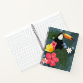 Tropische aanraking in de natuur notitieboek (Binnen)