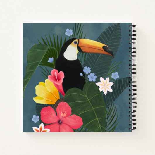 Tropische aanraking in de natuur notitieboek (Achterkant)