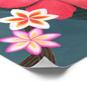 Tropische aanraking in de natuur poster (Hoek)