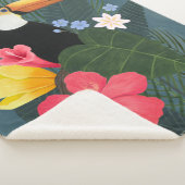 Tropische aanraking in de natuur sherpa deken (3/4)