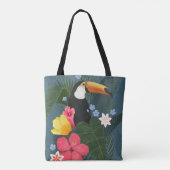 Tropische aanraking in de natuur tote bag (Achterkant)
