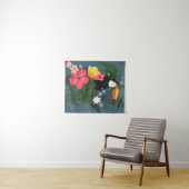 Tropische aanraking in de natuur wandkleed (In Situ (horizontaal))