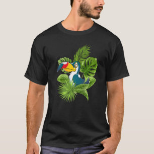 Tropische aanraking met regenwoud t-shirt