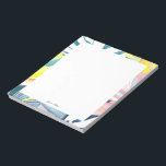 Tropische Abstracte Kunst Gepersonaliseerde briefp Notitieblok<br><div class="desc">Dit gepersonaliseerde notitieblok ontwerp beschikt over een prachtige handgeschilderde waterverf botanische kunst. Pas de tekst aan met jouw naam en gebruik het voor elke gelegenheid of bedrijf. Meer bijpassende producten zijn verkrijgbaar bij mijn winkel ByEunMee.</div>