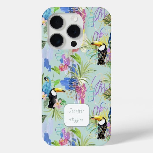 Tropische abstracties Case-Mate iPhone case (Achterkant)