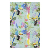 Tropische abstracties mini klembord (Achterkant)