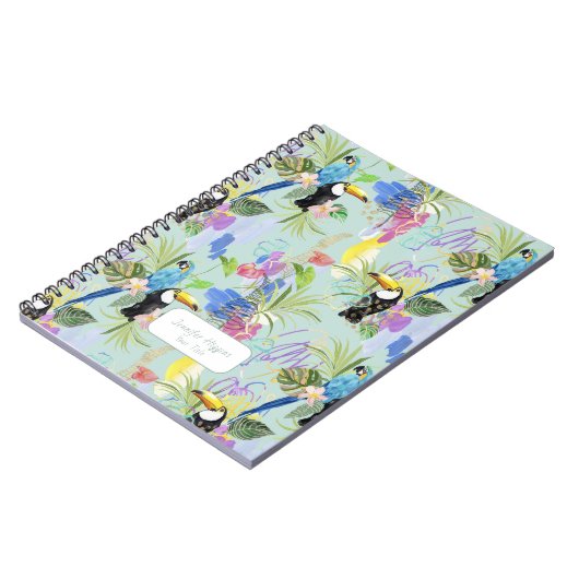 Tropische abstracties notitieboek (Linkerzijde)